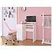 Scrivania per computer PIKSEL sinistro, 1 anta e 1 cassetto, 90x50x77 cm, Colore Bianco - Foto miniatura 7