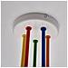 Lampada A Sospensione Damiano - Multicolore - Metallo - 40x59x59 Cm - Foto miniatura 7