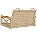 Panchina a Dondolo Beige 63x62x40 cm in Polyrattan - Foto miniatura 9