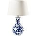 Lampada Da Tavolo Carmen Porcellana Bianco /blu - Foto miniatura 2