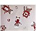 Tovaglia Per Salotto Cucina Tavolo 100% Cotone Made In Italy Orsetto Chef 140x240 Rosso - Foto miniatura 2