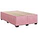 Giroletto a Molle con Materasso Rosa 120x190 cm in Velluto - Foto miniatura 8