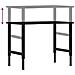 Banco Lavoro Marrone Scuro 100x60x(71,5-98) cm Legno di Rovere - Foto miniatura 9