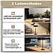 Lampada Da Tavolo A Led Con Dimmer Touch, Nera, Batteria Da 3600 Mah E Funzione Di Ricarica Usb - Foto miniatura 4
