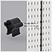 Clip Per Cavi Verticali Per Pannello Forato - Set Da 15 Pezzi - Organizzazione E Decorazione Versatile Black - Foto miniatura 2