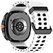 Cinturino In Silicone Compatibile Con Samsung Galaxy Watch8/watch8 Classic - Stile Ocean Band White+black - Foto miniatura 3