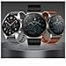 Cinturino In Pelle Da 22 Mm Compatibile Con Huawei Gt2 Pro Smartwatch - Elegante Cinturino Di Ricambio Grey - Foto miniatura 3
