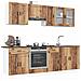 Set Mobili da Cucina 8 pz Kalmar Legno Vecchio in Truciolato - Foto miniatura 2
