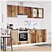 Set Mobili da Cucina 8 pz Kalmar Legno Vecchio in Truciolato - Foto miniatura 3