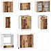 Set Mobili da Cucina 8 pz Kalmar Legno Vecchio in Truciolato - Foto miniatura 4