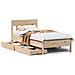 Letto senza Materasso 90x190 cm in Legno Massello di Pino - Foto miniatura 1