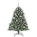 Albero di Natale artificiale con 150 LED Verde 120 cm - Foto miniatura 3