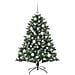 Albero di Natale artificiale con 150 LED Verde 120 cm - Foto miniatura 4