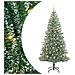 Albero di Natale Artificiale Imbiancato con Luci LED 210 cm - Foto miniatura 1