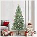 Albero di Natale Artificiale Imbiancato con Luci LED 210 cm - Foto miniatura 2