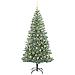 Albero di Natale Artificiale Imbiancato con Luci LED 210 cm - Foto miniatura 3