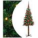 Albero di Natale snodato con 150 LED con supporto Verde 150 cm - Foto miniatura 1