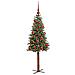 Albero di Natale snodato con 150 LED con supporto Verde 150 cm - Foto miniatura 3