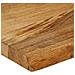 Piano Tavolo Bordi Vivi 100x40x3,8cm in Legno Massello di Mango - Foto miniatura 6