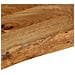 Piano Tavolo Bordi Vivi 100x40x3,8cm in Legno Massello di Mango - Foto miniatura 7