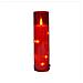 Candela Elettronica A Led Rossa Per Decorazioni Natalizie (5.5x14cm) - Foto miniatura 1