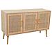 Credenza In Legno E Rete Marrone 120x41,5x71h - Foto miniatura 1