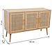 Credenza In Legno E Rete Marrone 120x41,5x71h - Foto miniatura 8