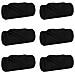 Coperte da Pile 6 pcs Nero 270 x 240 cm Panno - Foto miniatura 1