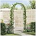 Arco da Giardino Floreale Nero 115 x 37 x 231 cm - Foto miniatura 2