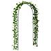 Arco da Giardino Floreale Nero 115 x 37 x 231 cm - Foto miniatura 3