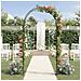 Arco da Giardino Floreale Nero 115 x 37 x 231 cm - Foto miniatura 4