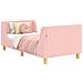 Struttura letto bambini con testata Rosa 80 x 160 cm Bouclé - Foto miniatura 3