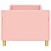 Struttura letto bambini con testata Rosa 80 x 160 cm Bouclé - Foto miniatura 5