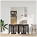 Recinto pieghevole per animali 4 pcs Rovere Nero - Foto miniatura 2