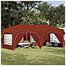 Tenda per feste a pop-up 575 x 288 x 245 cm Terracotta - Foto miniatura 2