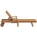 Lettino prendisole 1-persona 2 pcs Marrone Legno di teak solido - Foto miniatura 8