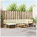 Set di divani da esterno 7 pcs Bianco e Crema 79 x 79 x 37 cm - Foto miniatura 2