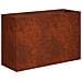 Vaso da giardino 2 pz Ruggine 80 x 30 x 40 cm Acciaio Corten - Foto miniatura 4