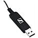 PC 8 USB Cuffia Stereo Padiglione Auricolare Cablato con Microfono Integrato Colore Nero  - Foto miniatura 4