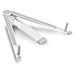 Supporto Universale per Tablet / Smartphone Aluminium Colore Grigio / Bianco - Foto miniatura 6