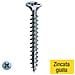 Viti Tsp Testa Svasata Piana A Croce Pozidriv Zincata Gialla Diametro 2,5 Mm Lunghezza 25 Mm Confezione Da 1.000 Pz - Foto miniatura 1