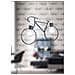 Lampada A Sospensione Bicicletta 2 Luci In Metallo Nero - Foto miniatura 2