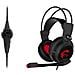 Cuffie Gaming DS502 con Microfono Connessione Cablato Colore Nero e Rosso - Foto miniatura 4