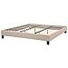 Letto Imbottito Beige Con Telaio 180 X 200 Cm Roanne - Foto miniatura 17