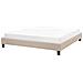 Letto Imbottito Beige Con Telaio 180 X 200 Cm Roanne - Foto miniatura 10