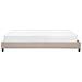 Letto Imbottito Beige Con Telaio 180 X 200 Cm Roanne - Foto miniatura 11