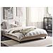 Letto Imbottito Beige Con Telaio 180 X 200 Cm Roanne - Foto miniatura 22