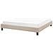 Letto Imbottito Beige Con Telaio 180 X 200 Cm Roanne - Foto miniatura 13