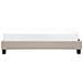 Letto Imbottito Beige Con Telaio 180 X 200 Cm Roanne - Foto miniatura 12