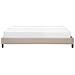 Letto Imbottito Beige Con Telaio 180 X 200 Cm Roanne - Foto miniatura 14